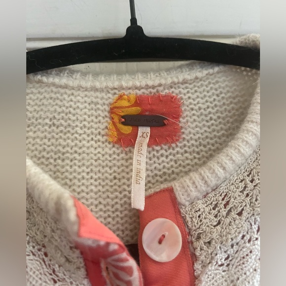 VTG Y2K Free People Gilmore Girls Lane Kim Cottagecore Retro Famous Cardigan - Picture 4 of 13